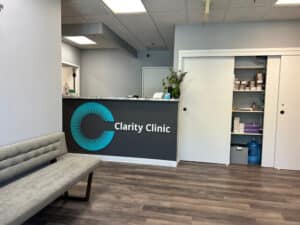 Clarity Clinic Indoor sign